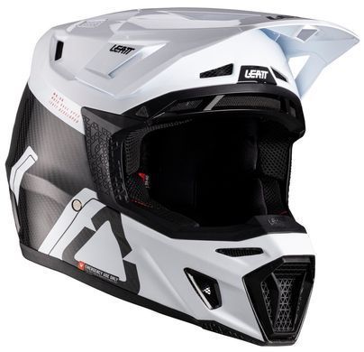 Шолом LEATT Moto 9.5 Helmet + Goggle [White], M