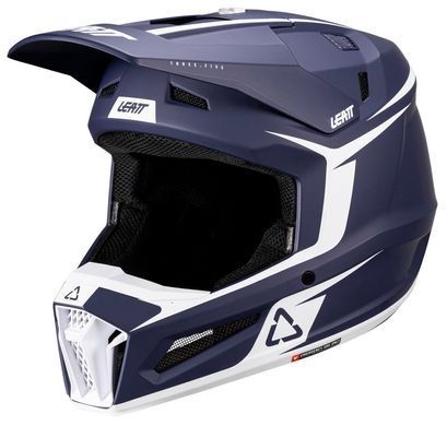 Шолом LEATT Moto 3.5 Helmet + Goggle [Blue], S