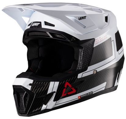 Шолом LEATT Moto 9.5 Helmet + Goggle [White], M