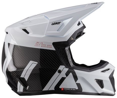 Шолом LEATT Moto 9.5 Helmet + Goggle [White], M