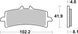 Тормозные колодки SBS Performance Front Brake Pads, EVO Sinter