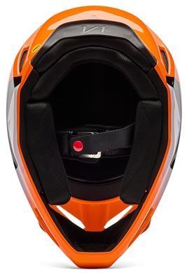 Шолом FOX V1 Helmet - SHIELD [Flo Orange], XXL