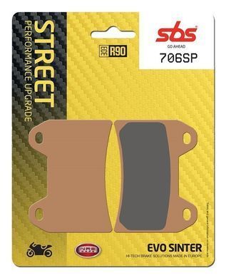Гальмівні колодки SBS Upgrade Front Brake Pads, EVO Sinter