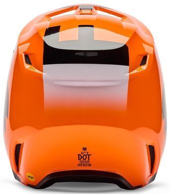 Шолом FOX V1 Helmet - SHIELD [Flo Orange], XXL