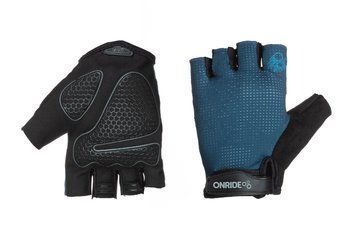 Рукавички ONRIDE Hold 30 Fire, гелеві подушечки, темний синій розмір XL