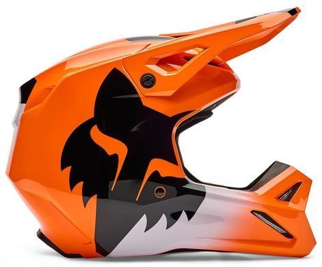 Шолом FOX V1 Helmet - SHIELD [Flo Orange], XXL