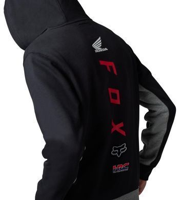 Толстовка FOX ZIP Hoodie - HONDA&reg; [Black], L