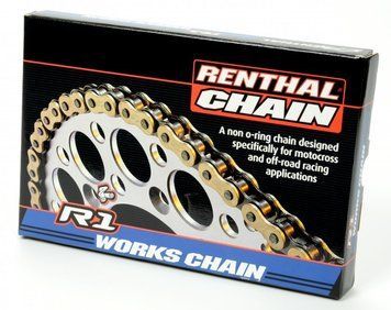 Ланцюг Renthal R1 Chain - 420 [Gold], 420-124L / No Seal