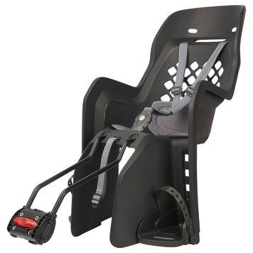 Детское кресло заднее POLISPORT Joy FF 29" на подседельную трубу, 26"-29", 9-22 кг, серое