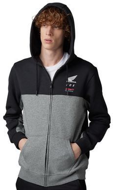 Толстовка FOX ZIP Hoodie - HONDA&reg; [Black], M