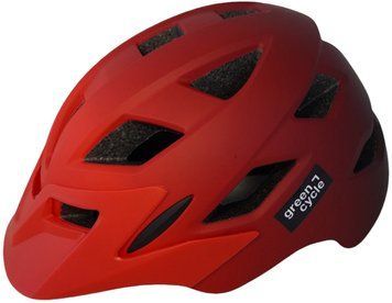 Шолом дитячий Green Cycle ONYX розмір 52-56 см червоний
