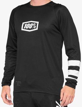 Джерсі 100% R-CORE Jersey [Black/White], L
