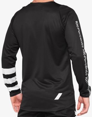 Джерсі 100% R-CORE Jersey [Black/White], L