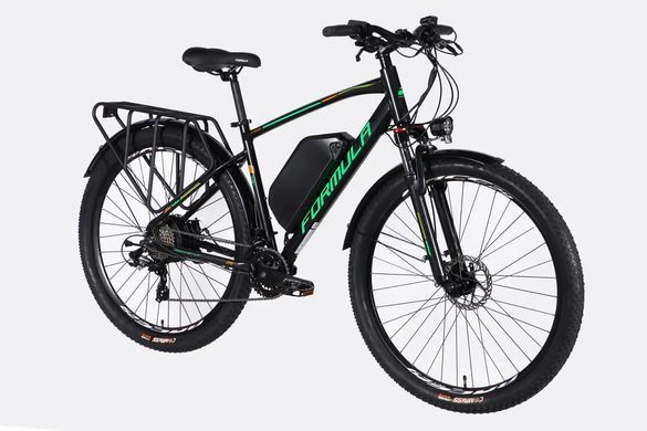 Велосипед з електроприводом 29" AL Formula eCURSOR MAN DD CS рама-19" 48B 17.5А*г 500Вт чорно-зелений 2026