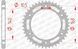 Зірка AFAM 525 Steel Chainwheel - BMW [Silver], 47z
