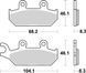 Тормозные колодки SBS Sport Brake Pads, Sinter/Carbon