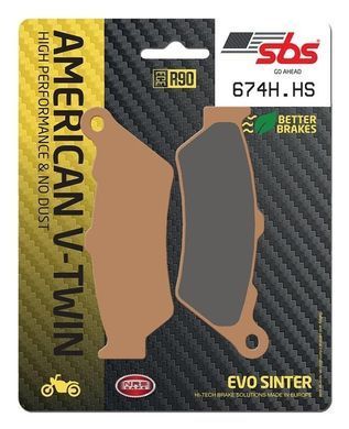 Тормозные колодки SBS High Performance Front Brake Pads, Sinter