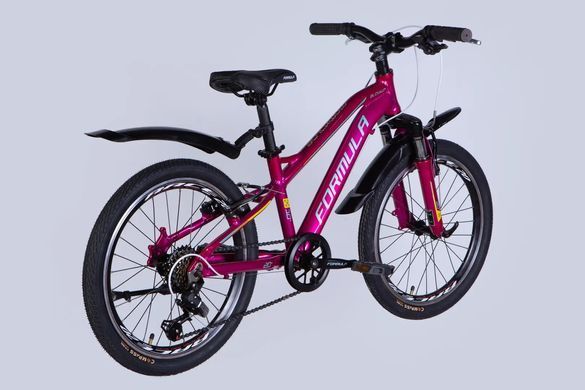 Велосипед AL 20" Formula BLACKWOOD Vbr FR рама-11" малиновый 2026