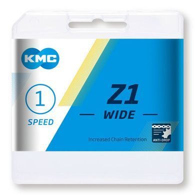 Ланцюг KMC Z1 Wide Brown 1 швидкість 112 ланок коричневий + замок