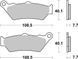 Гальмівні колодки SBS High Performance Rear Brake Pads, Sinter