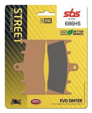 Тормозные колодки SBS Performance Front Brake Pads, EVO Sinter
