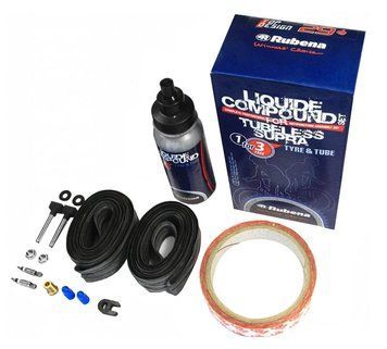 Набір MITAS (RUBENA) Tubeless Supra (FULL SET 26" ) для установки безкамерних шин