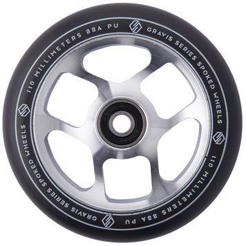 Колесо для трюкового самоката Striker Gravis Spoked Pro 110мм Raw