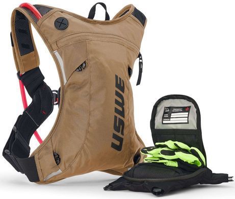 Рюкзак USWE MOTO HYDRO 3L Hydration Pack [Bronze], Small