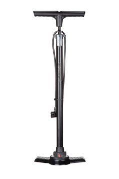 Насос напольный ONRIDE Flow 20 стальной, с манометром, макс. давление 120 PSI головка под FV/AV