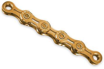 Ланцюг KMC X10EL Ti-N Gold 10 швидкостей 114 ланок золотий + замок