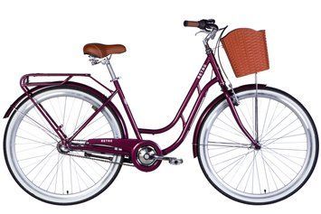 Велосипед ST 28" Dorozhnik RETRO PH рама-19" малиновый 2026