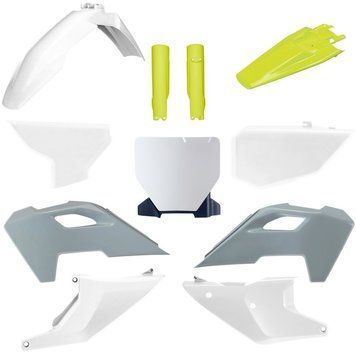 Пластик Polisport MX kit - Husqvarna (23-) [Grey/White], Husqvarna
