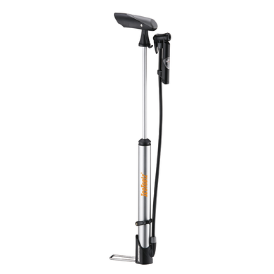 Мінінасос ICE TOOLZ A351 алюмінієвий зі шлангом та манометром, presta+schreder, 140psi