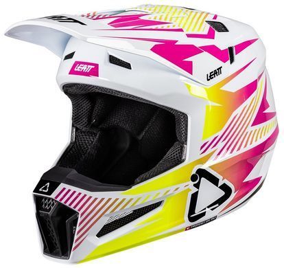 Шлем LEATT Moto 3.5 Helmet + Goggle [Storm Pink], XS