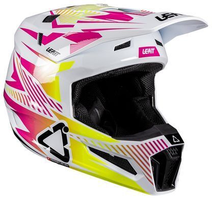 Шлем LEATT Moto 3.5 Helmet + Goggle [Storm Pink], XS