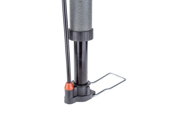 Насос підлоговий DNK Step 30 алюміній, макс. тиск 120 psi, голівка з двома отворами під FV/AV