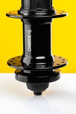 Втулка задня ONRIDE Hub 20R, під касету, HG, 32 отвори, disc, кульки, 135 QR, чорна