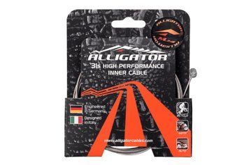Тросик гальмівний Alligator MTB, нержав., поліров., 31 нитка, 1,5 мм, 1700 мм