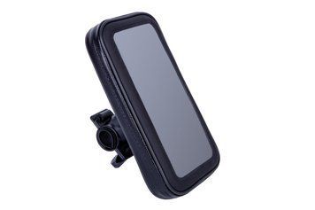 Тримач для смартфона 4,7-6,3" Пластик з кріпленням на кермо/виніс BEcool BC-BG016 чорний AM (брендоване пакування)