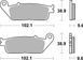 Тормозные колодки SBS High Performance Rear Brake Pads, Sinter