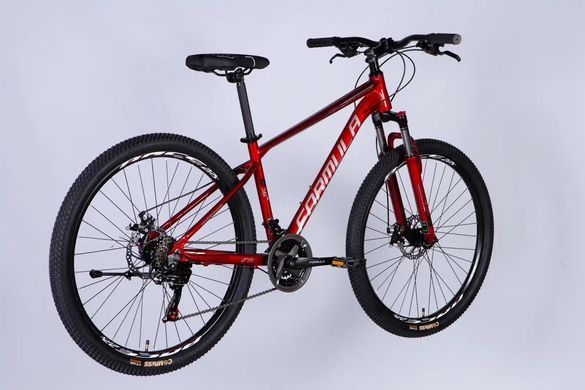 Велосипед AL 27.5" Formula MOTION DD FR рама-16" красный с серым 2026