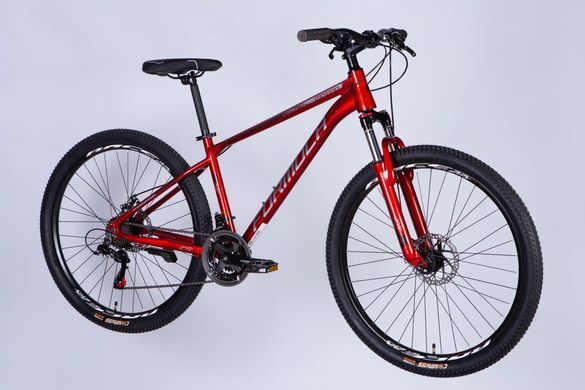 Велосипед AL 27.5" Formula MOTION DD FR рама-16" красный с серым 2026