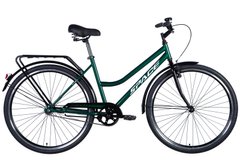 Велосипед сталь 28" SPACE VOYAGER (049) гальмівна рама-19" зелений з багажником задн St з крылом St 2024