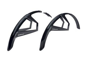 Комплект крыльев POLISPORT G-MUD GRAVEL 28" (переднее: 650х50; заднее: 720х50 мм) черный