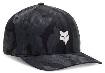 Кепка FOX TECH FlexFit Hat - CAMO [Black], L/XL