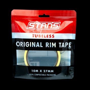Cтрічка для безкамерних ободів Stan's Tubeless Original Rim Tape, ширина 27 мм, довжина 10 м