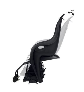 Дитяче велокрісло заднє Polisport Dieffe Bikey Relax RFM, на підсідельну трубу, 26"-28", 22 кг, нахи
