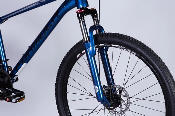 Велосипед AL 27.5" Formula MOTION DD FR рама-16" синий с черным 2026