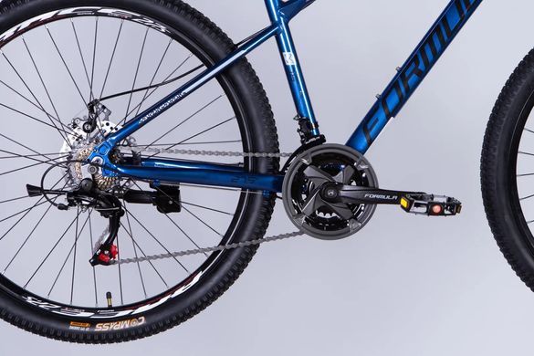 Велосипед AL 27.5" Formula MOTION DD FR рама-16" синий с черным 2026