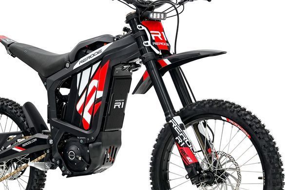 Мотоцикл R1 19" 72 B 2500 Вт 35 А*г чорний з червоним